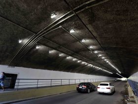 A história mais iluminada. Túnel velho fica com cara de novo com iluminação 100% LED