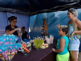 Codemca faz a alegria da criançada em ação de Páscoa neste domingo em Campos