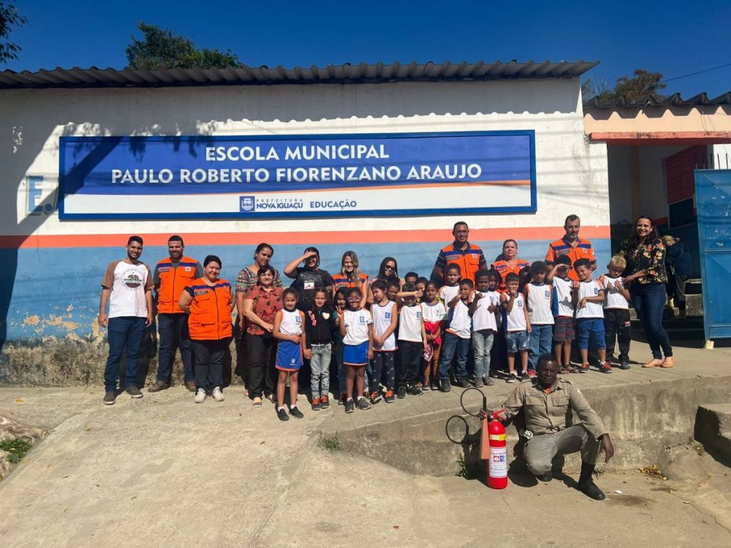 Projeto Escolas Seguras, da Defesa Civil, leva mais segurança para unidades de Nova Iguaçu