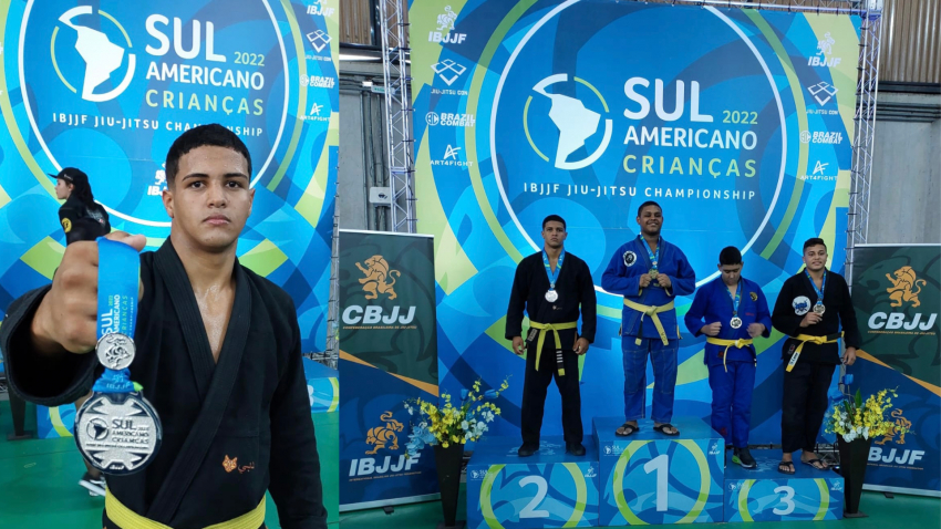 Jiu Jitsu: Jovem de São Francisco de Itabapoana é vice-campeão sul-americano