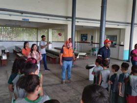 Defesa Civil de Quissamã realiza treinamento de alunos para situação de risco