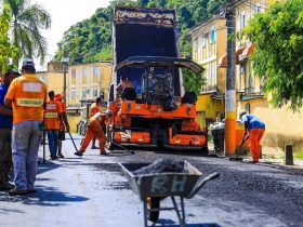 Projeto Tapa-Buraco leva asfalto a três bairros do município de Belford Roxo