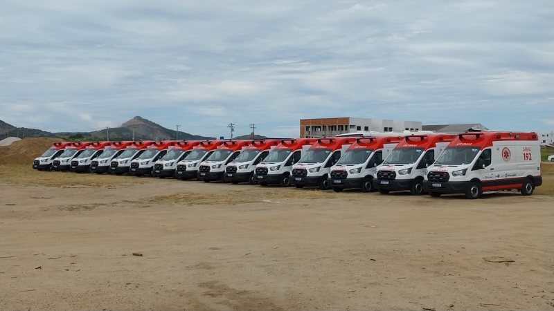 Implementação do SAMU em Arraial do Cabo conta com entrega de ambulância