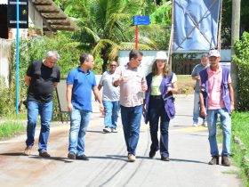 Prefeito de Maricá visita obras de ampliação de Estação de Tratamento de Água de Ponta Negra