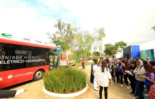 Protótipo do ônibus elétrico-hidrogênio ficará em exposição em Maricá