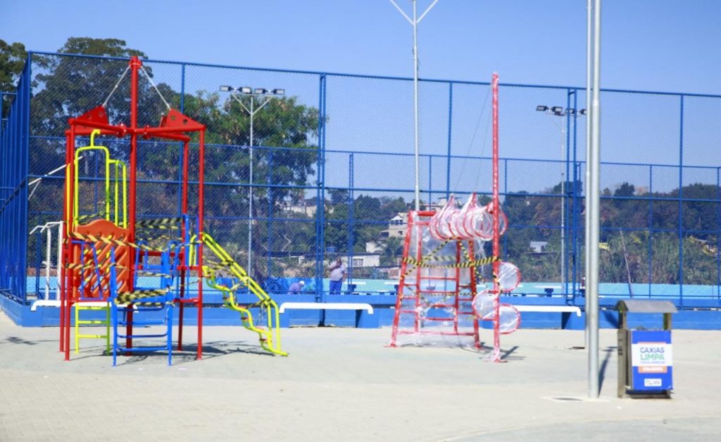 Praça do Planetário reformada em Caxias