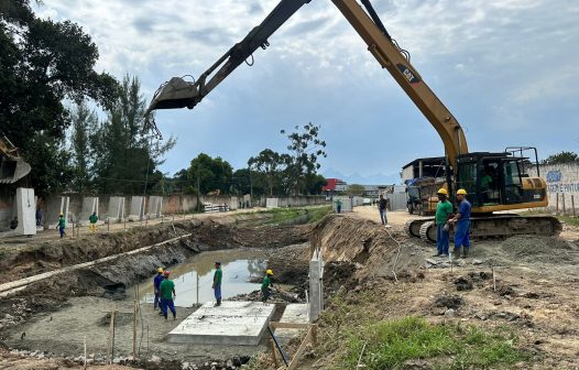 Obras para mitigar enchentes em Caxias