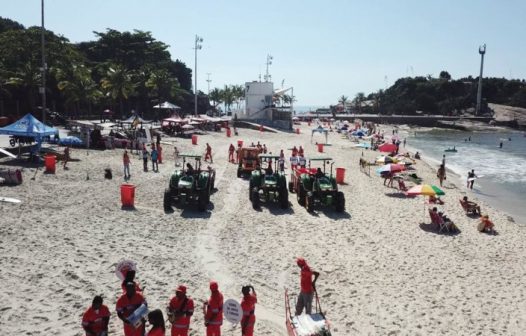 Comlurb inicia operação Praia Limpa no Rio