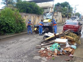 Caxias retorna estado de observação por chuvas e faz limpeza urbana