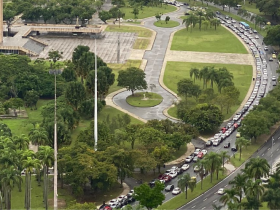 Motoristas de apps protestam contra proposta de regulamentação trabalhista