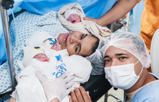 Trigêmeos nascem em maternidade de Nova Iguaçu