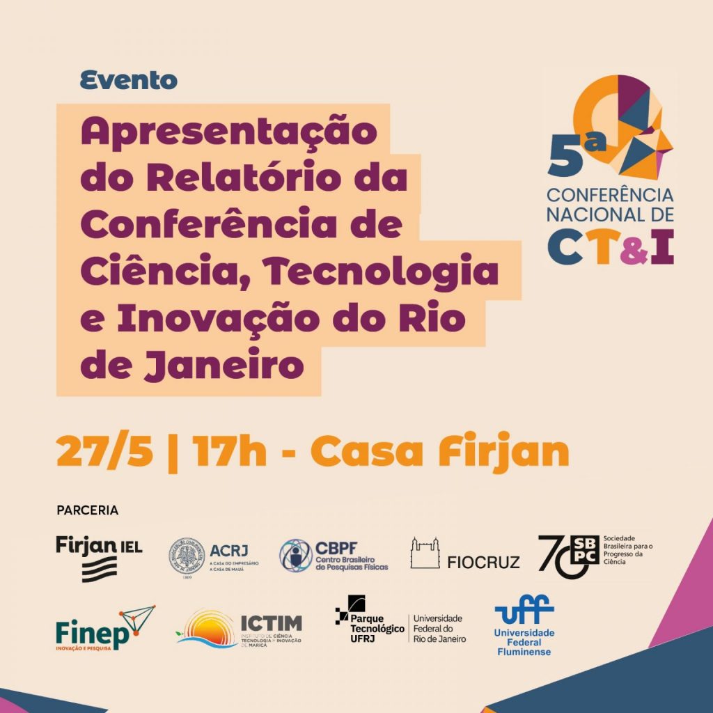 Casa Firjan recebe evento da 5ª Conferência Nacional de CT&I