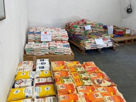 Partida de futsal arrecada mais de 700 kg de alimentos