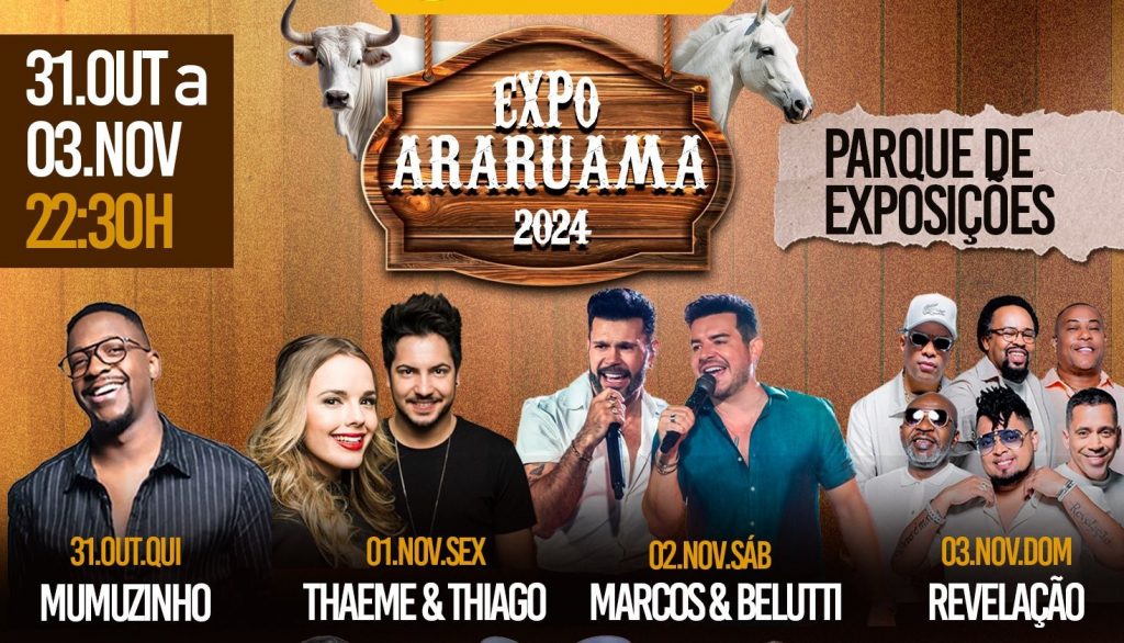 Expo Araruama terá quatro dias de festa