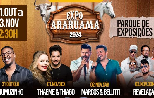 Expo Araruama terá quatro dias de festa