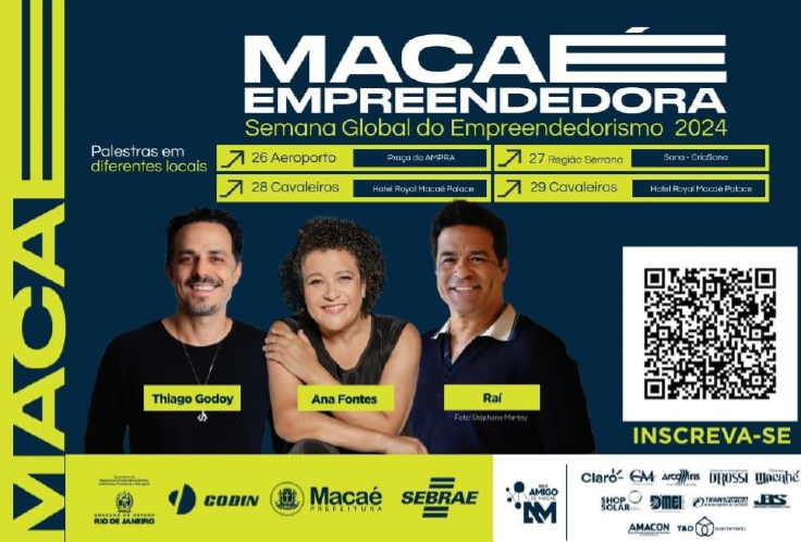 Macaé Empreendedora: Raí e Thiago Godoy confirmados