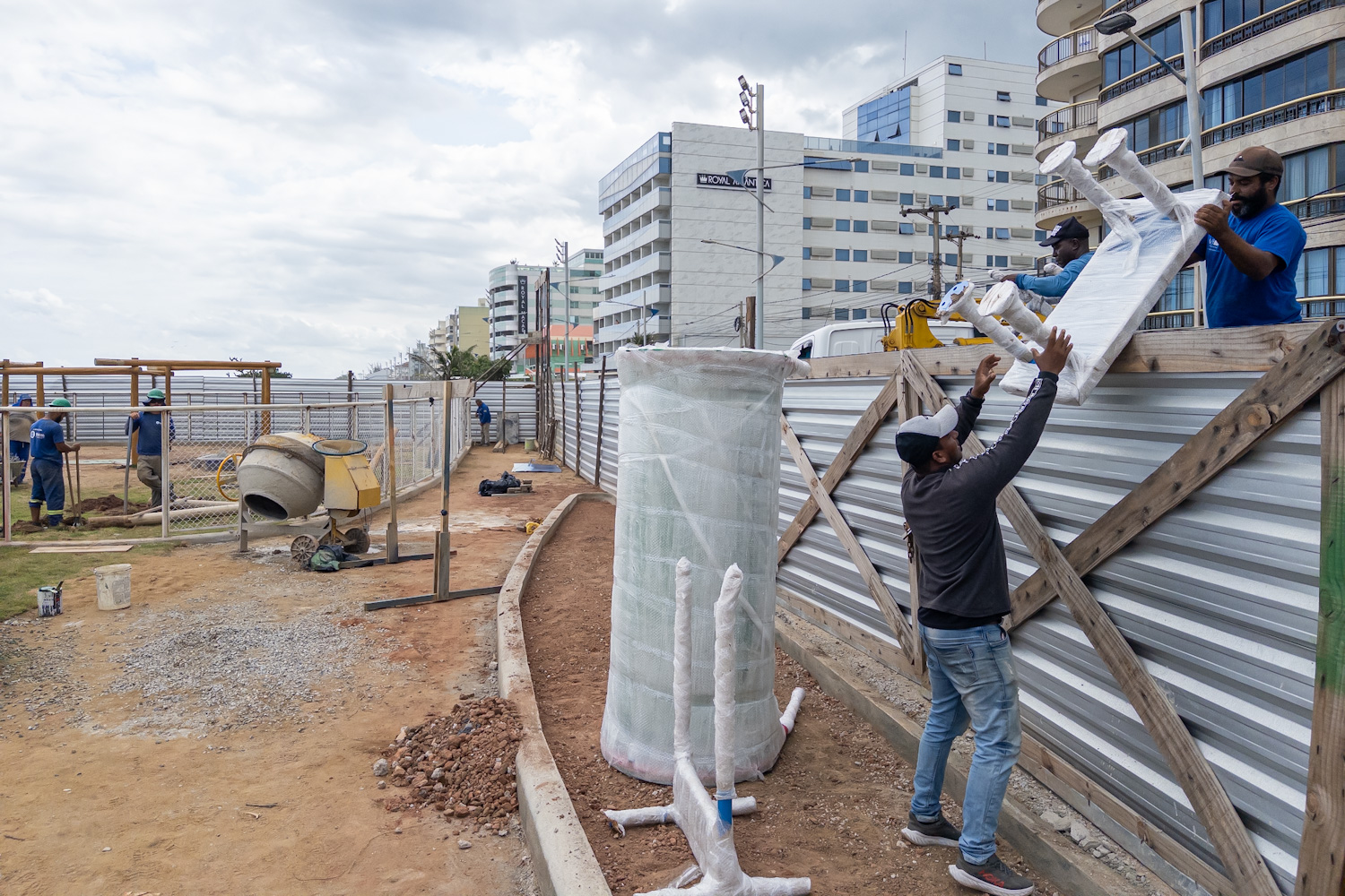 Parque da Praia Campista em Macaé: obras entram na fase final