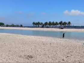 Piscinão de Ramos está cheio novamente