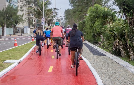 Passeio ciclístico inaugura revitalização de ciclovia em Macaé