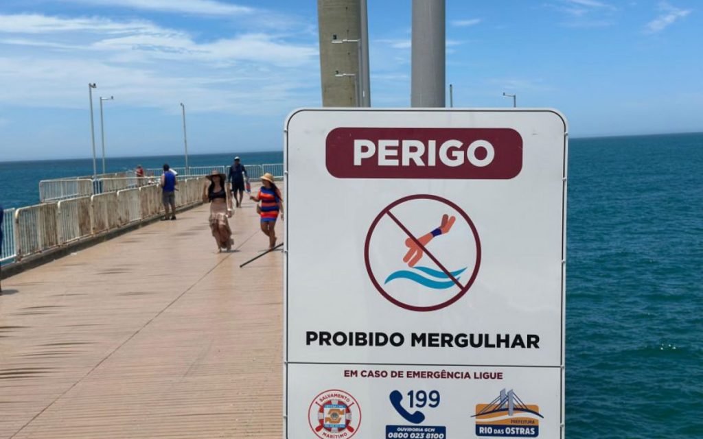 Nova sinalização nas praias de Rio das Ostras