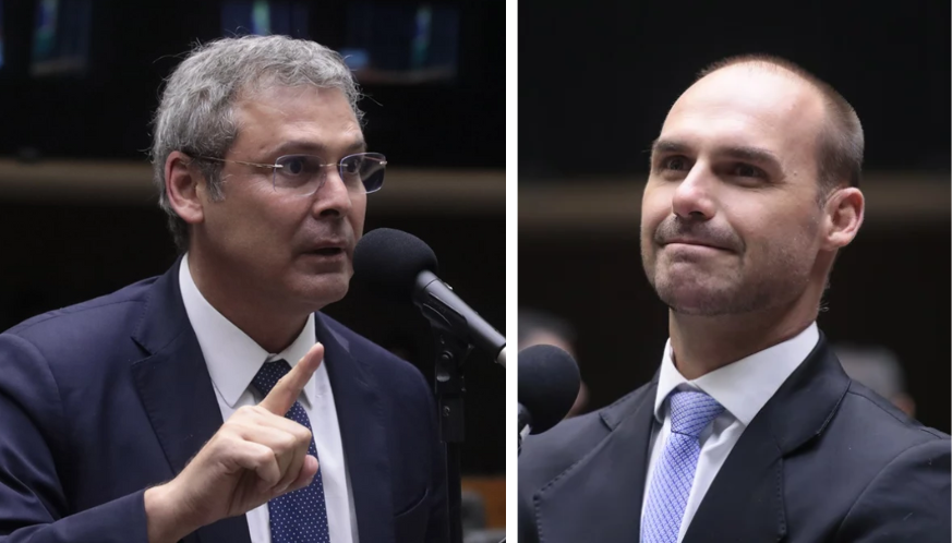 Lindbergh vs. Eduardo Bolsonaro, agora na PF!