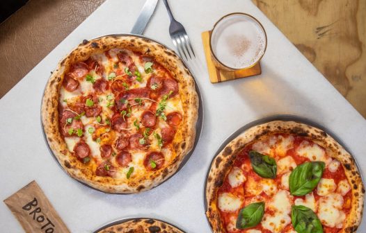 Broto para quem ama com pizza