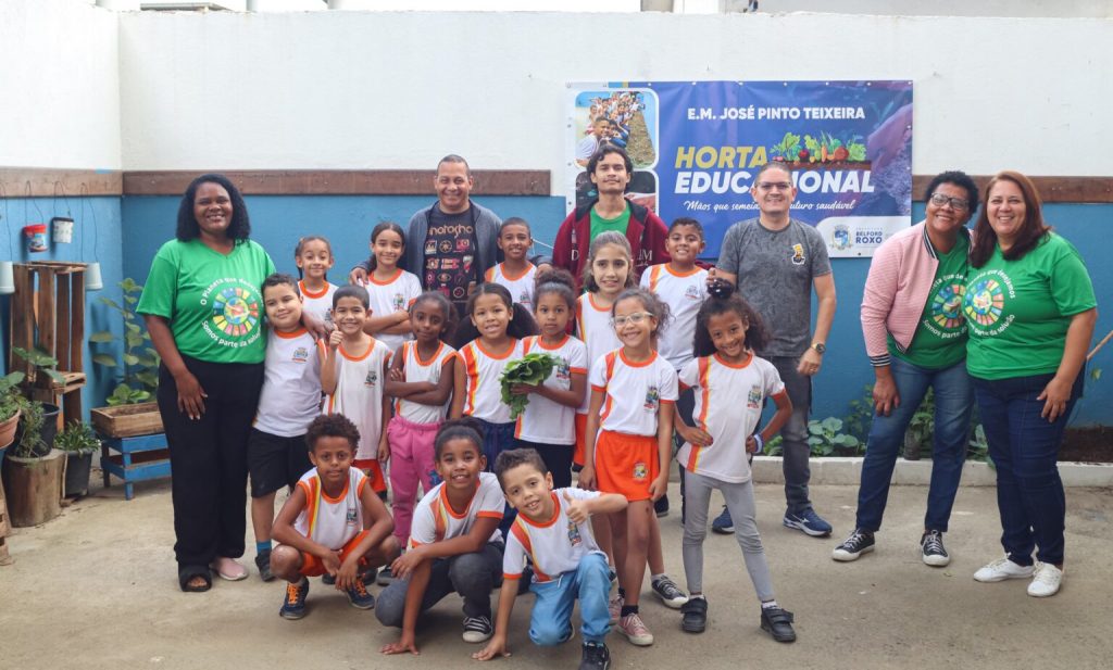 Projeto ambiental transforma rotina de escola em Belford Roxo