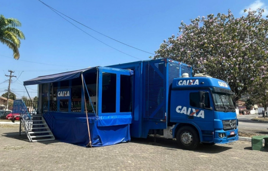 Caminhão CAIXA atende empreendedores em Itatiaia