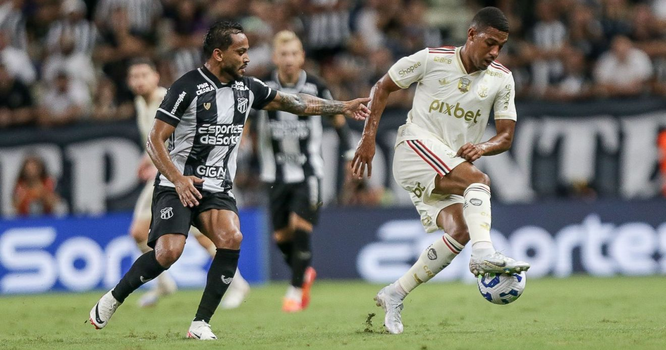 Flamengo faz segundo tempo ruim e cede empate ao Ceará