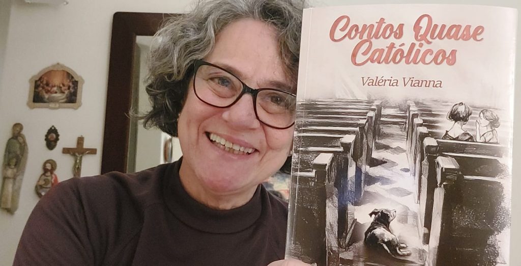 Histórias sobre fé imperfeita: Valéria Vianna lançará obra em Niterói