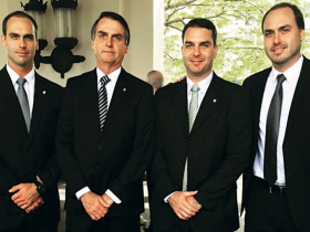 Clã Bolsonaro em outro tempo