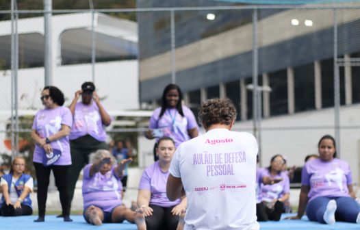 Suderj e Flávio Canto promovem aulão de defesa pessoal na Rocinha