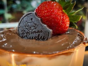 Morango com chocolate em Friburgo