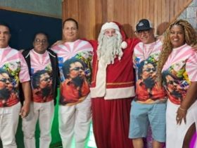 Papai Noel do Leblon concorre com samba-enredo na Unidos do Jacarezinho