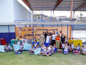 Alunos de Nova Iguaçu criam casinhas e brinquedos sustentáveis para pets