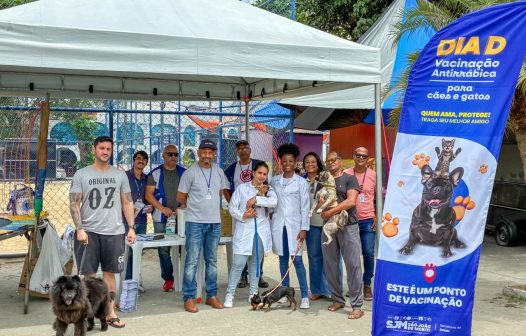 Dia D de vacinação imuniza 30 mil animais em São João de Meriti