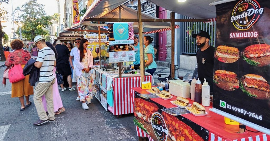 Rota gastronômica na Feira do Lavradio