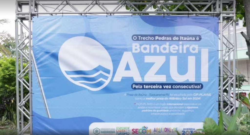 Três praias de Saquarema conquistam o selo Bandeira Azul