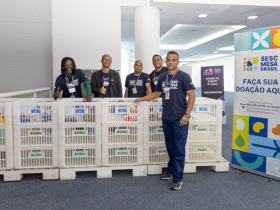 Feira de Condomínios & Encontro de Síndicos 2025 arrecada 1,5 tonelada de alimentos