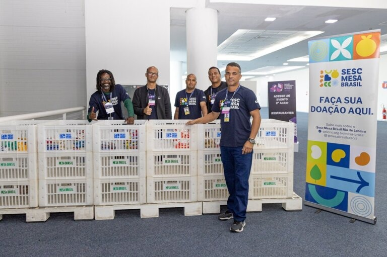 Feira de Condomínios & Encontro de Síndicos 2025 arrecada 1,5 tonelada de alimentos