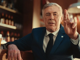 Carlo Ancelotti não bebe Brahma