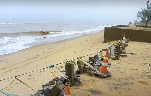 São João da Barra remarca licitação para estudo sobre erosão costeira
