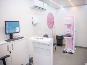 Carreta da Saúde da Mulher estaciona em Mesquita