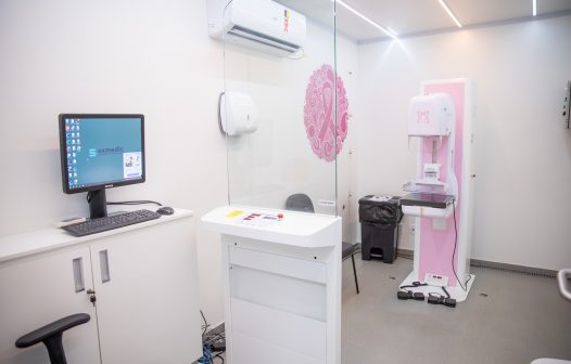 Carreta da Saúde da Mulher estaciona em Mesquita