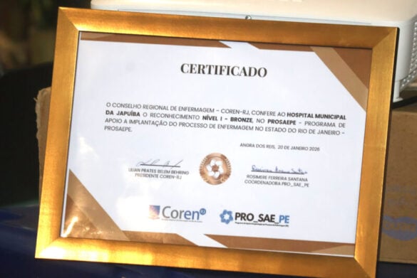 Hospital da Japuíba recebe selo Bronze do COREN-RJ