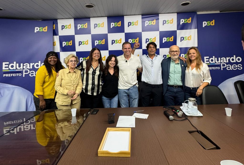 Exclusivo: André Lazaroni se filia ao PSD em ato no Centro do Rio