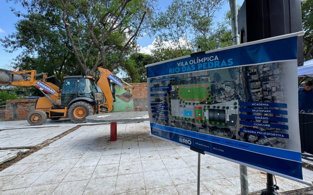Obras da Vila Olímpica de Rio das Pedras começam