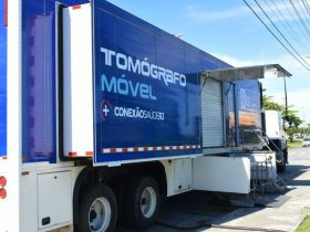Unidade móvel de tomografia oferece exames gratuitos em Porciúncula