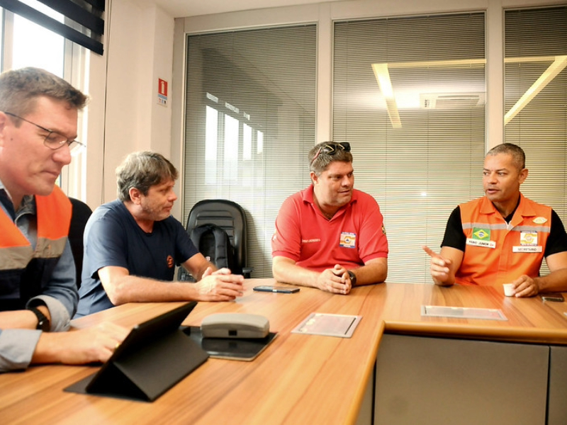 Cenad realiza visita técnica à Defesa Civil de Angra dos Reis