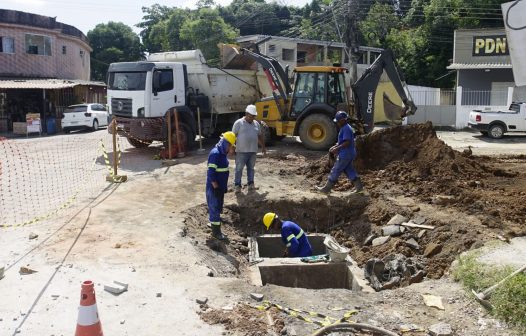 Nova Iguaçu realiza manutenção em rede de drenagem no Rancho Fundo